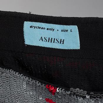 ASHISH, two piece suit, size L.