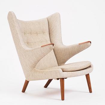 Hans J. Wegner, fåtölj, "Bamse", AP-stolen, Danmark 1950-60-tal.