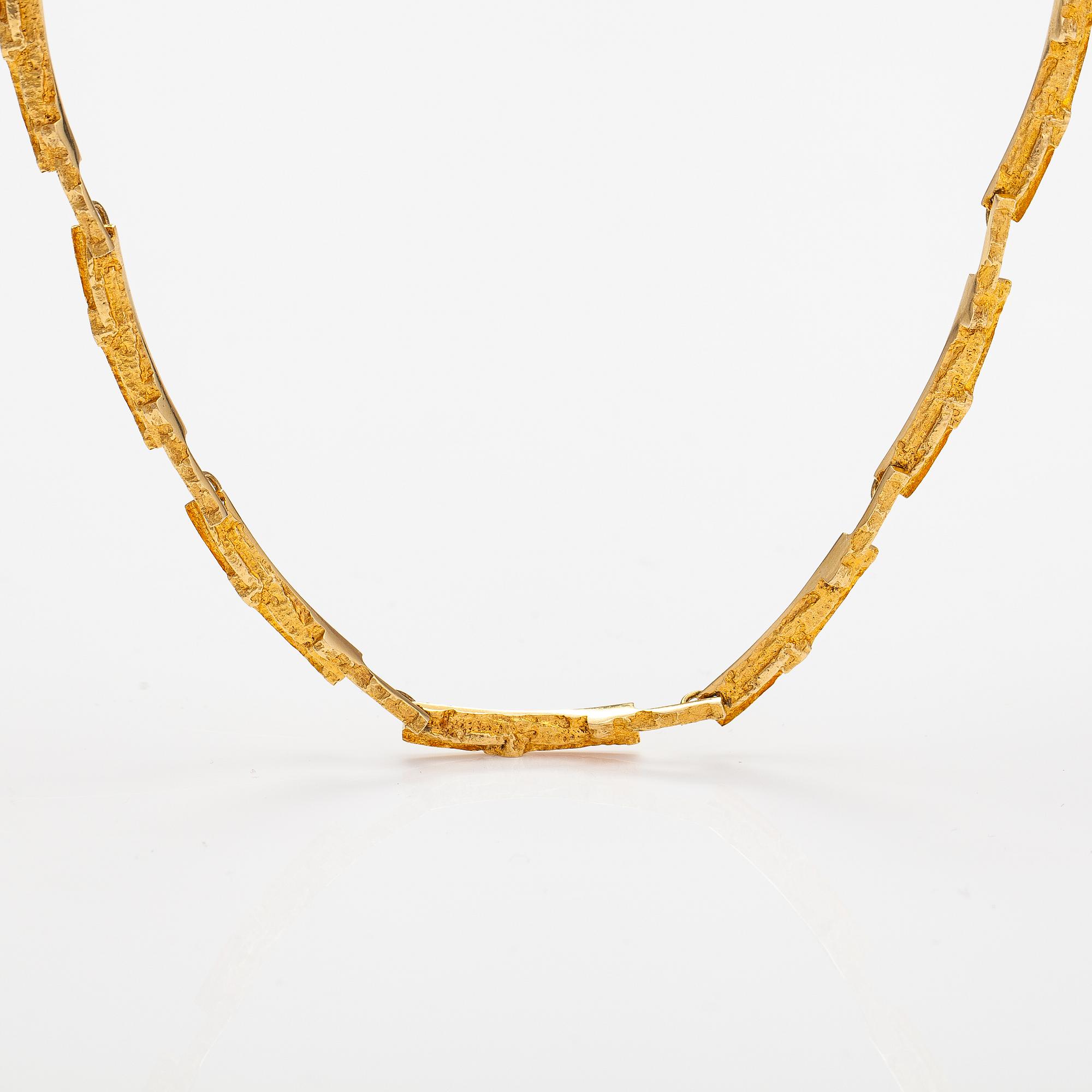 Björn Weckström, Halsband "Tundra", 18K guld. Lapponia.