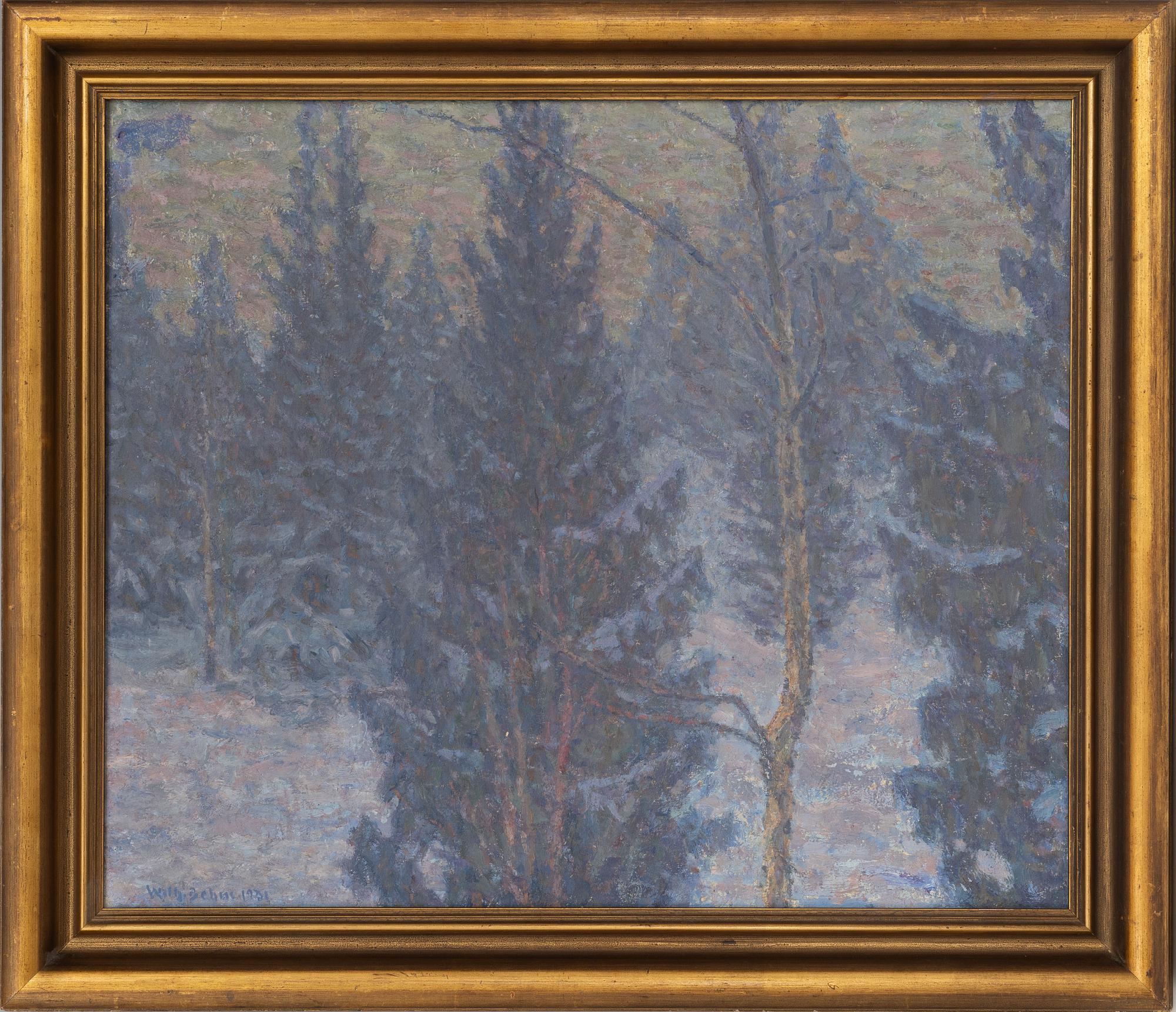 Wilhelm Behm, Winter Landscape.