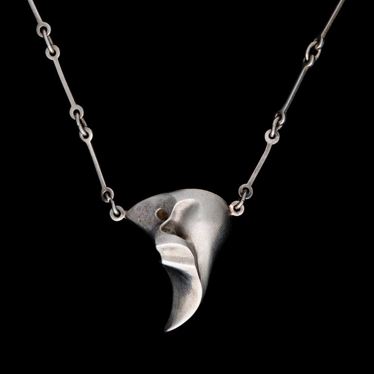 HALSSMYCKE, "Bestens nagel", sterling silver, Björn Weckström 1975.