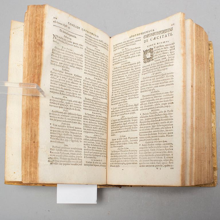 BOOK, Lycosthenes , 1614.