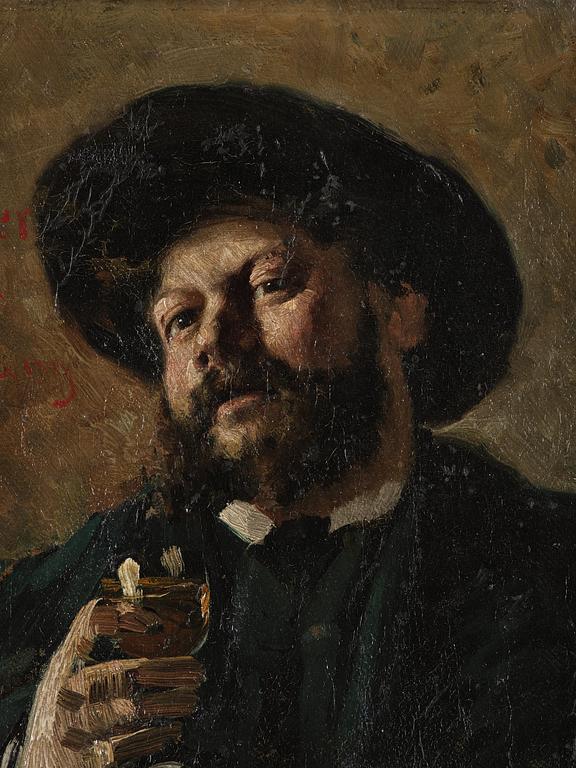 Axel Borg, Porträtt av Ernst Josephson.