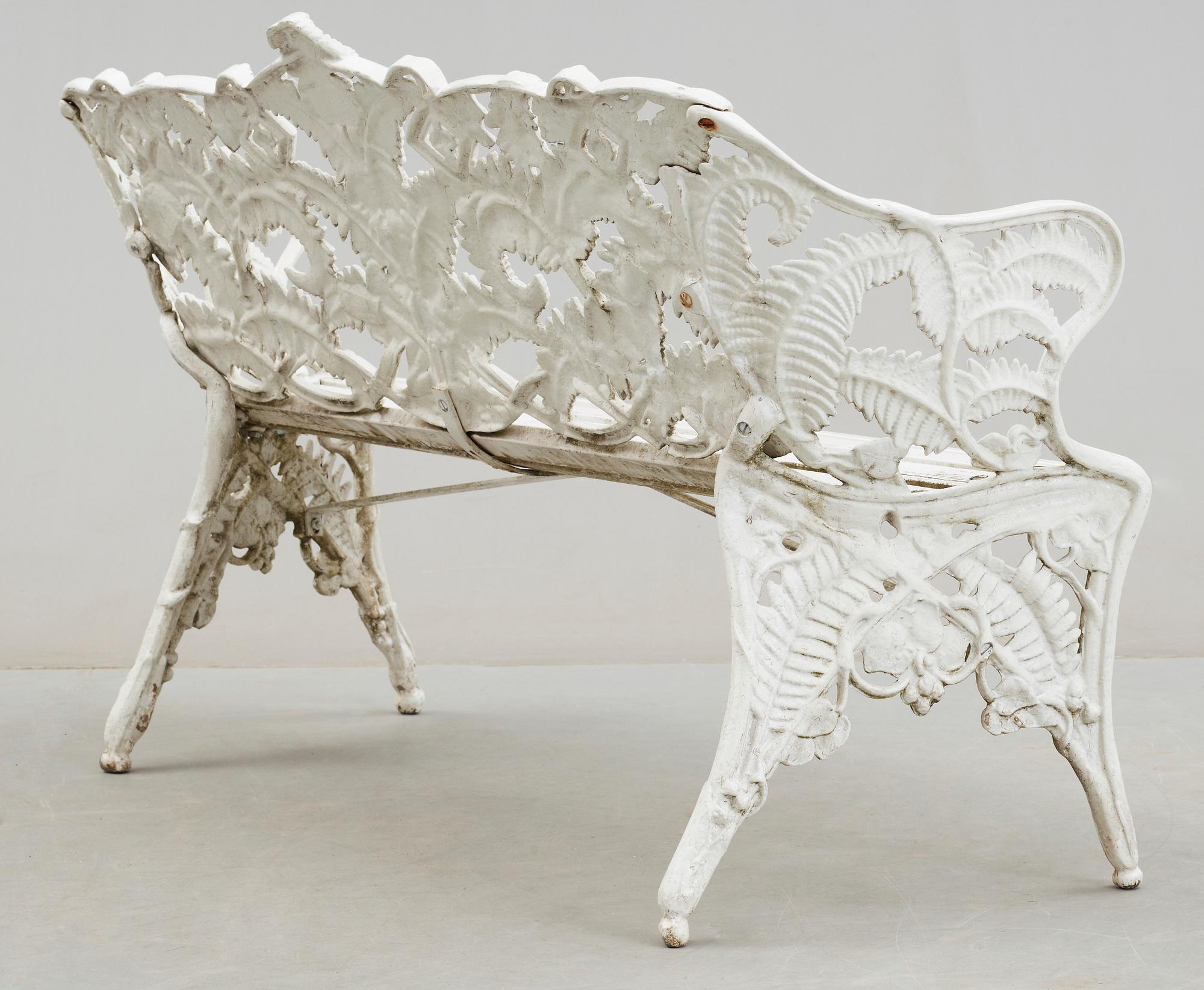 TRÄDGÅRDSOFFA, Melins Metallgjuteri Anderstorp, 1900-tal.