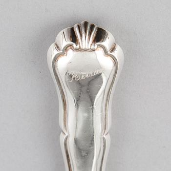 A Finnish silver cutlery, second half of the 20th century (63 pieces).