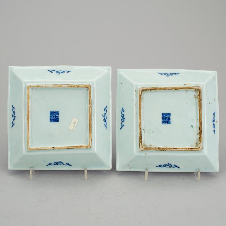 4 plates, 19th Century.