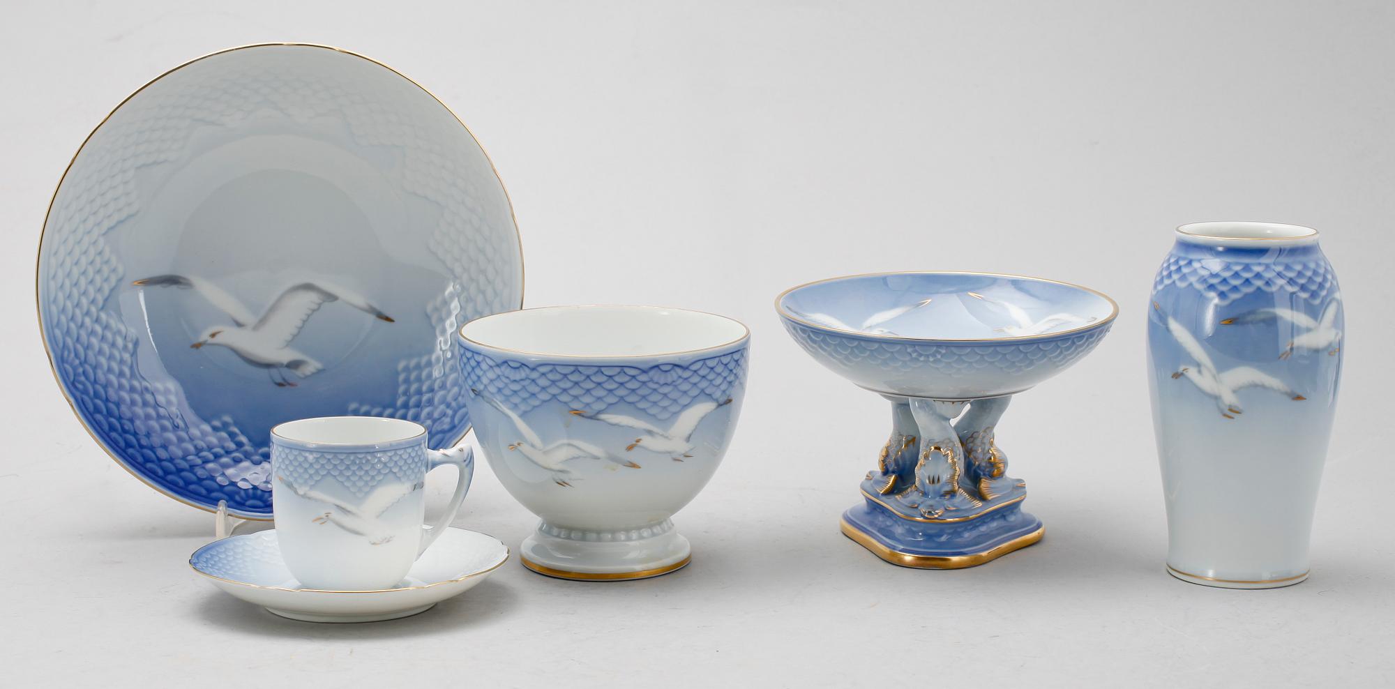 SERVISPORSLIN, 14 del, "Måsen", Bing & Gröndahl, Danmark.