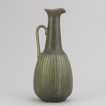 Gunnar Nylund, a set of six stoneware bowls, two miniature vases and a vase for Rörstrand.