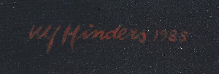 ULF HINDERS, olja på duk, sign o dat 1988.