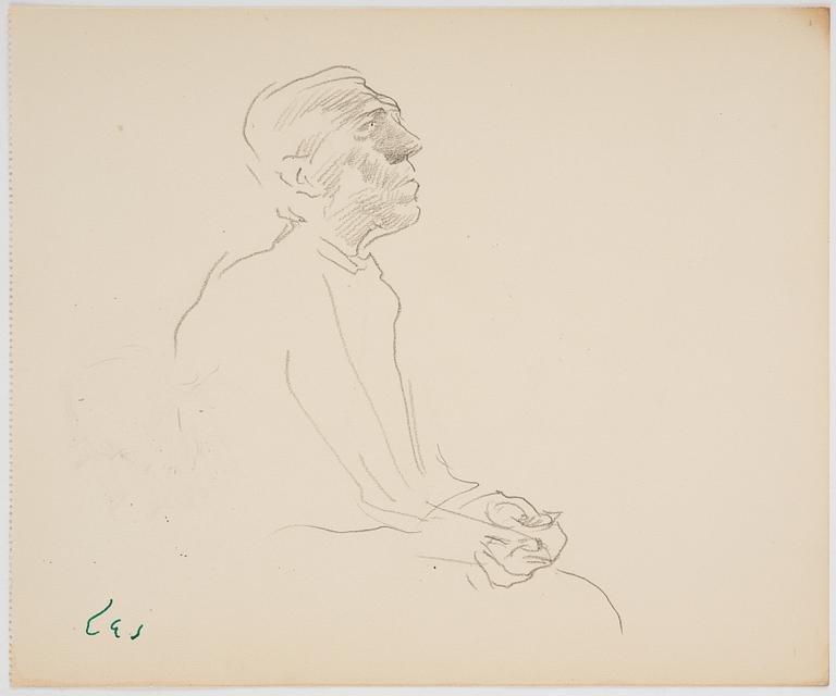 Lotte Laserstein, Man i profil.