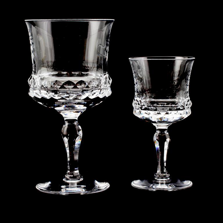 SERVISGLAS, 16 st, "Silvia", Ingeborg Lundin, Orrefors.