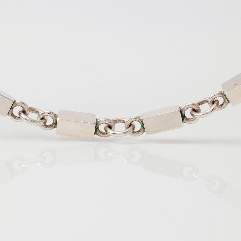 COLLIER, sterlingsilver, Wiwen Nilsson, Lund 1973.