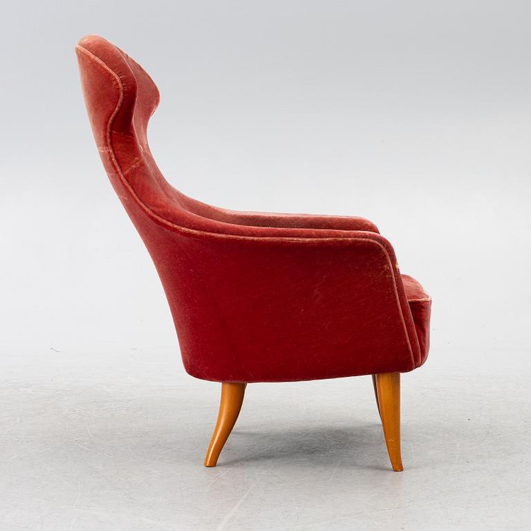 Kerstin Hörlin-Holmquist, an armchair, "Stora Eva" from the series "Paradiset", Triva, Nordiska Kompaniet, mid-20th century.