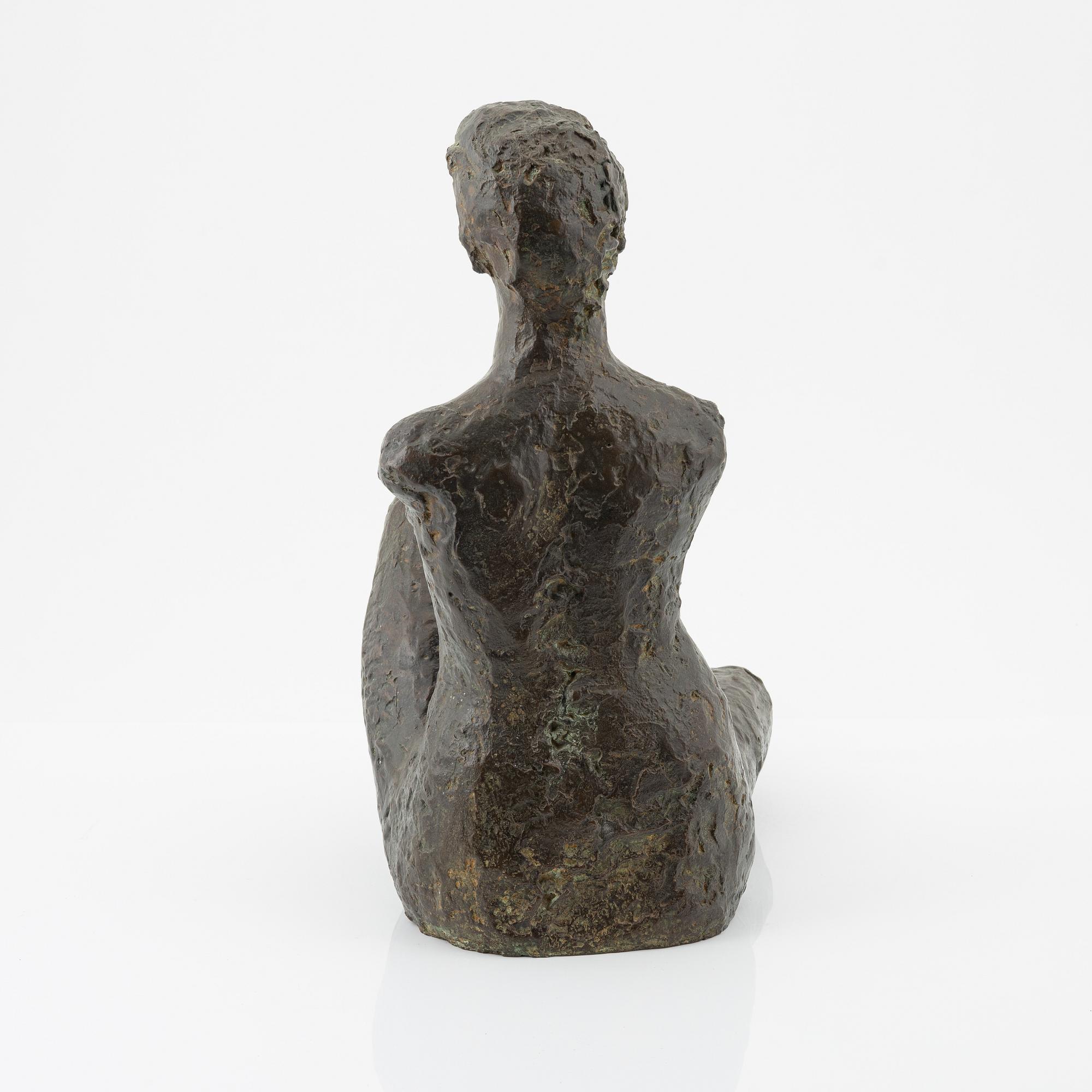 Honorio García Condoy, "torso Sentado", 1948, bronze, signered. Height 41 cm. Length 47 cm.