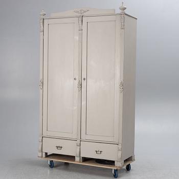 Wardrobe, late 19th century.