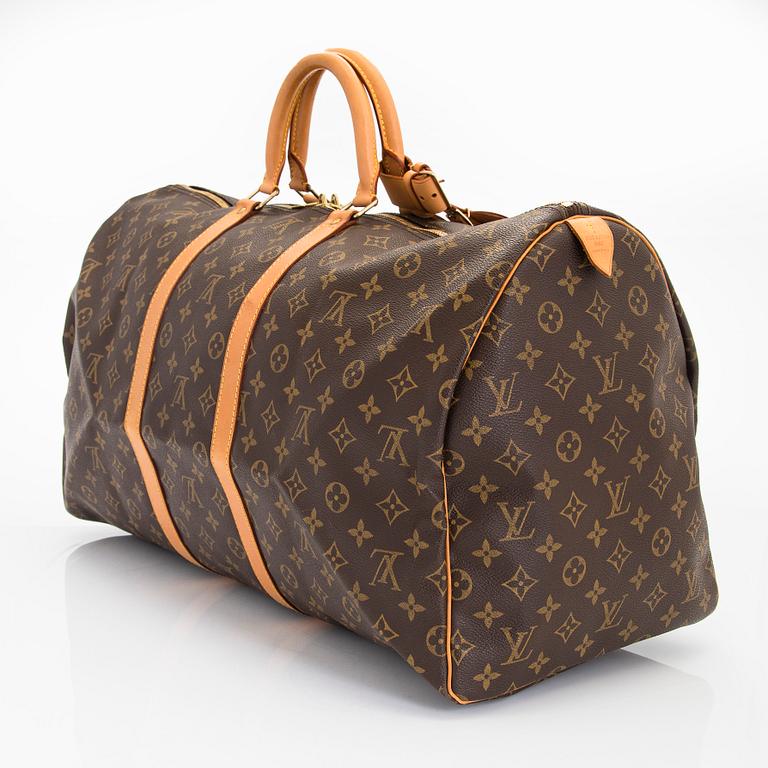 Louis Vuitton, a Monogram Canvas 'Keepall 55' bag.