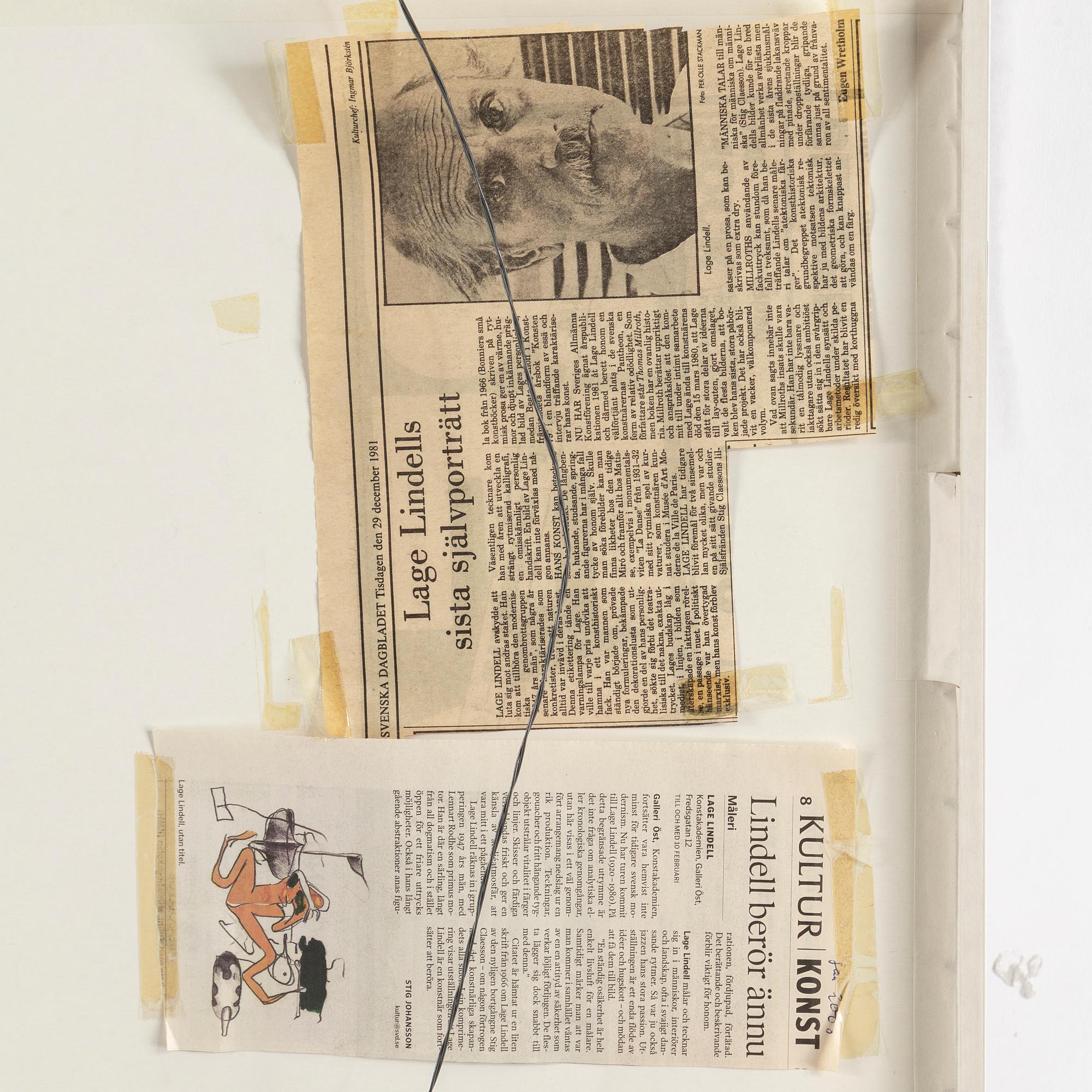 LAGE LINDELL, silkscreen in colours, signed 33768.