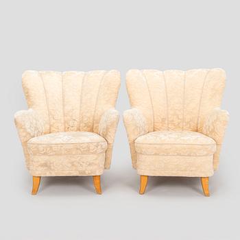 A mid-20th century armchairs.