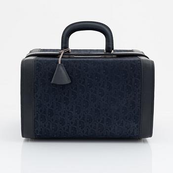 Christian Dior, a black leather logo beautybox.