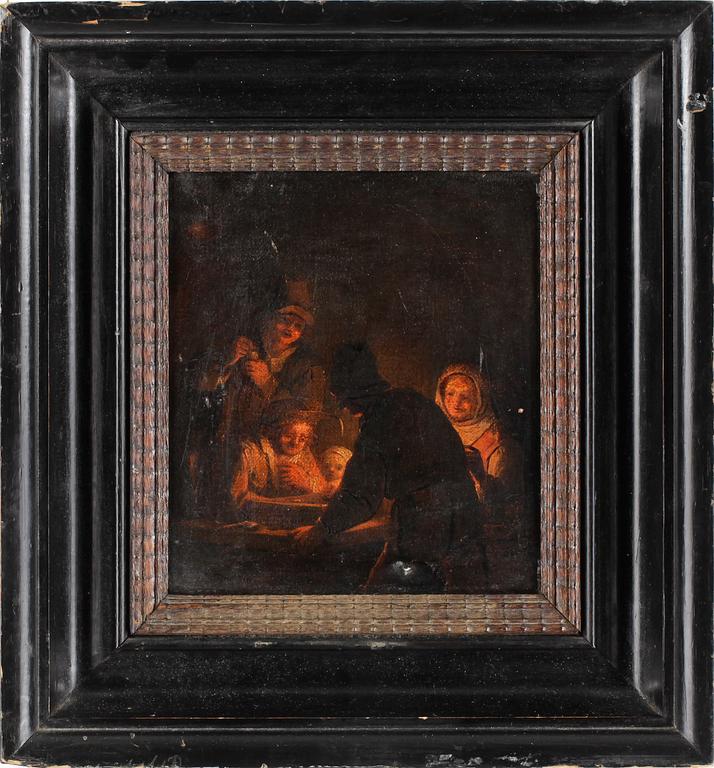 OKÄND KONSTNÄR 1600-TAL, olja på duk, ej sign.