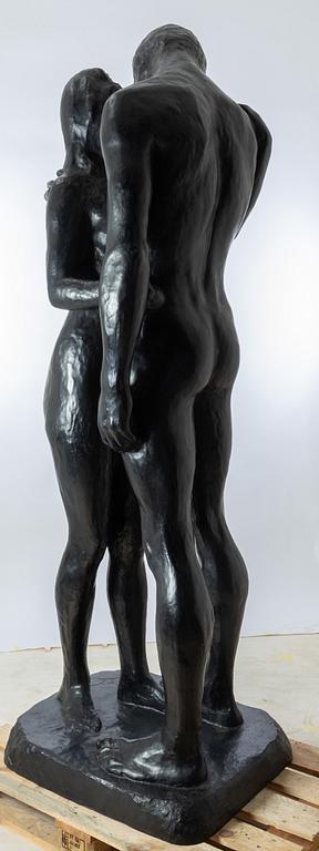 Gudmar Olovson, statue. Signed. Numbered. Foundry mark. Bronze, height 236 cm, length 85 cm.