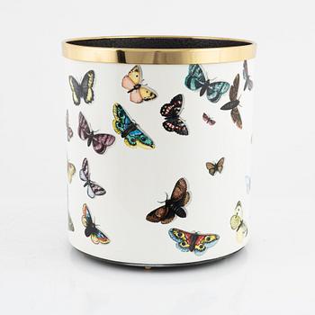 Piero Fornasetti, a 'Farfalle' wastebasket, 21st Century.