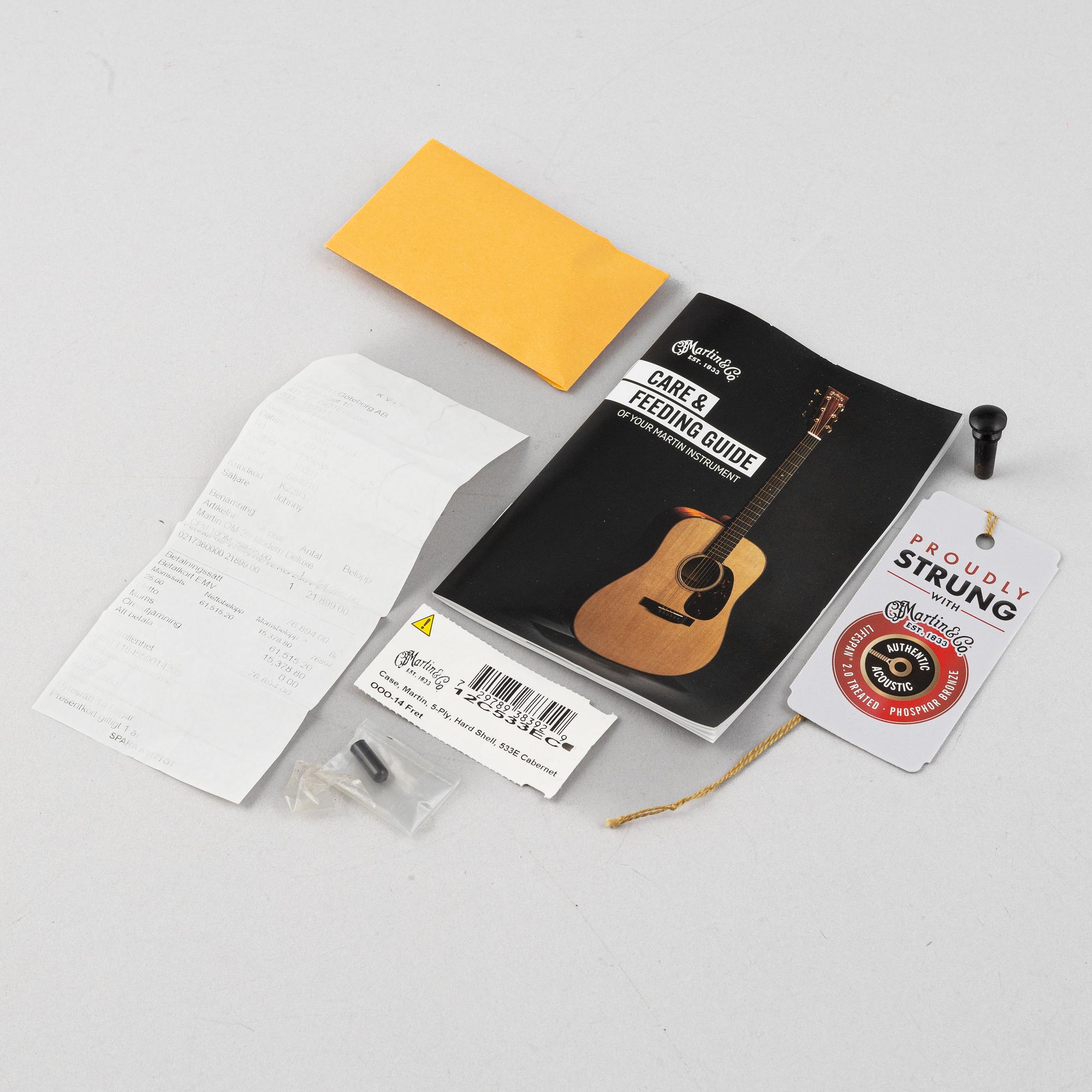 C.F. Martin & Co, "OM-28 Modern Deluxe", acoustic guitar, USA, 21st century.