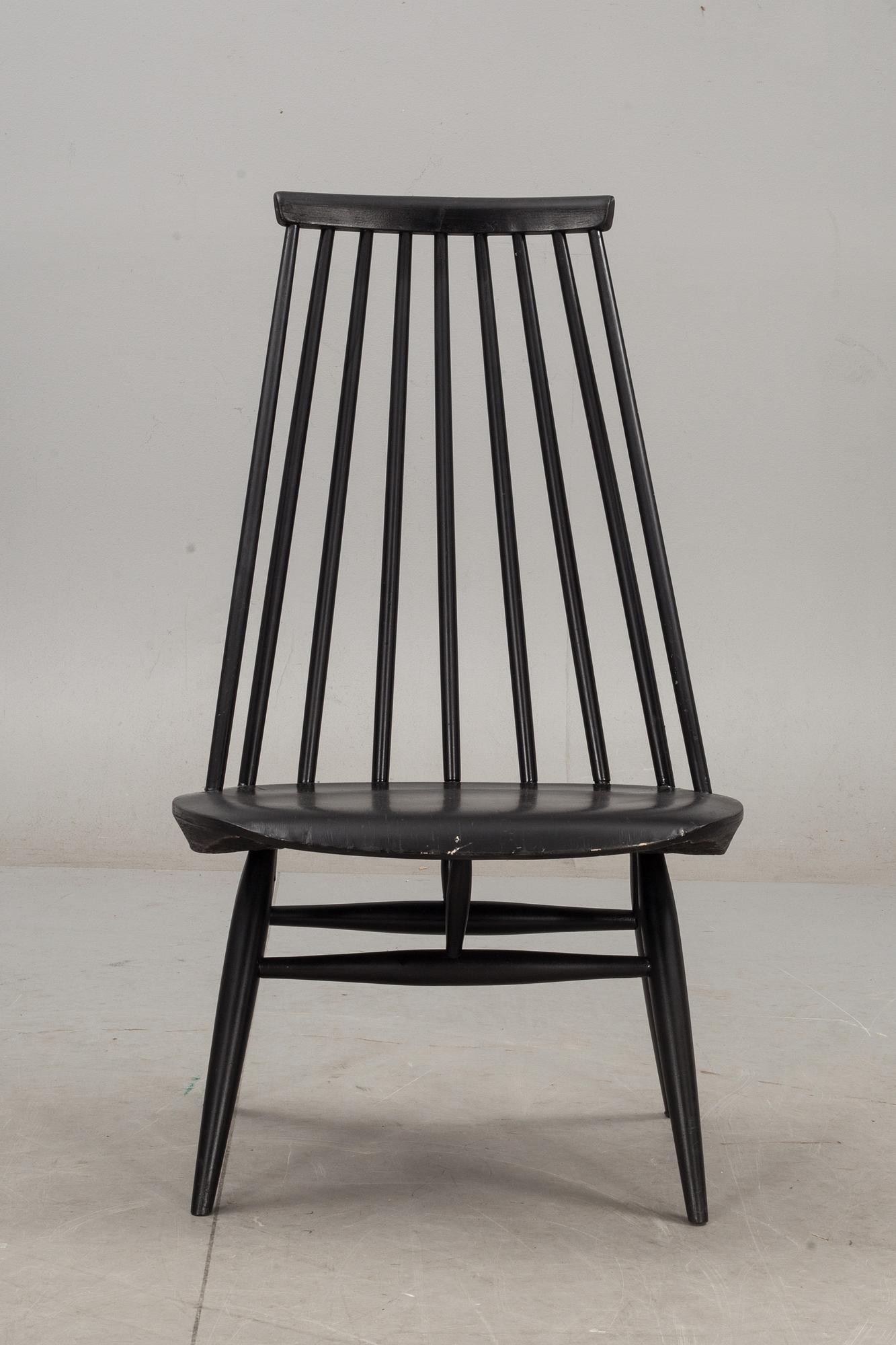 STOL, "Mademoiselle", Ilmari Tapiovaara, Edsbyverken, etikettmärkt.