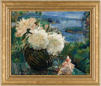 VILHELMINA (MINA) CARLSON BREDBERG, olja på duk, monogramsignerad samt daterad 1901.