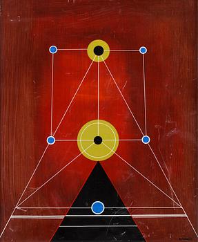 190. Esaias Thorén, Geometrisk komposition.
