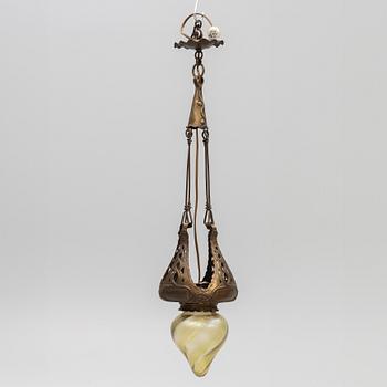 A Jugend ceiling lamp, early 20th Century.