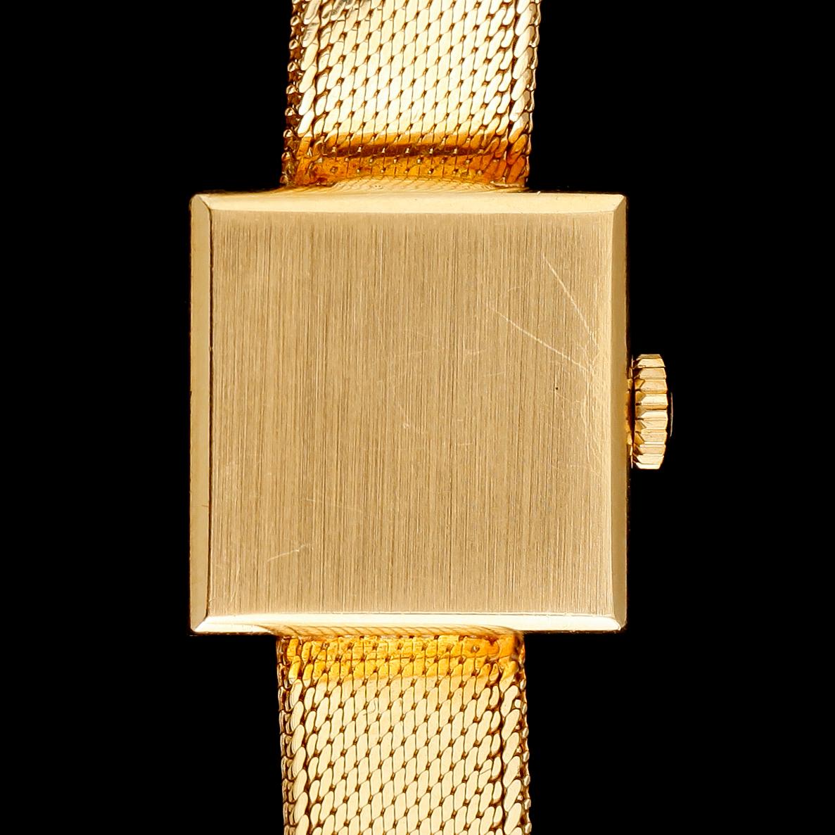 ARMBANDSUR, 18 k guld, Tissot. Total vikt med urverk ca 27 g.