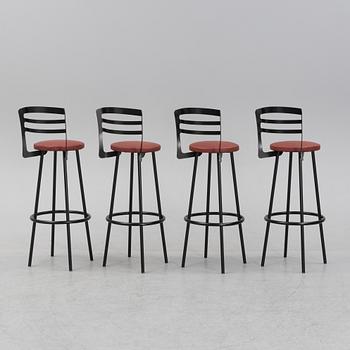 Four bar stool, second half of the 20th cenutyr.