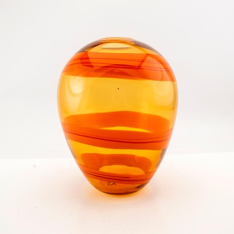 Berit Johansson, vase for Salviati, signed and dated 1999.