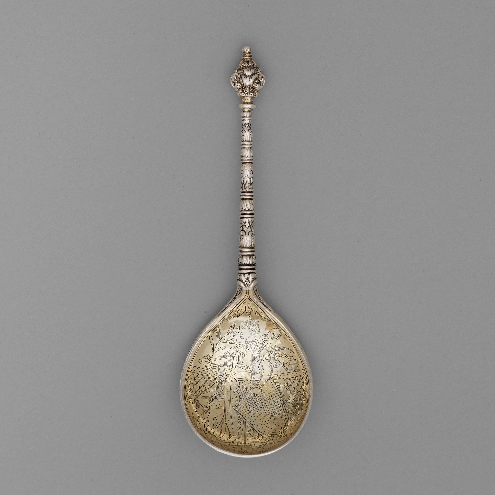 Sked, ostämplad, Sverige c:a 1600, renässans.