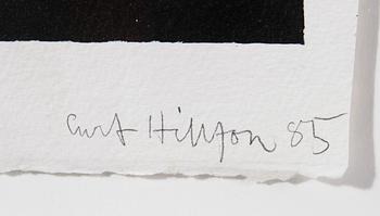 HILLFON, CURT, multipel, sign o dat -85.
