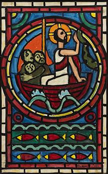 Bo Beskow, Christ calms the storm.