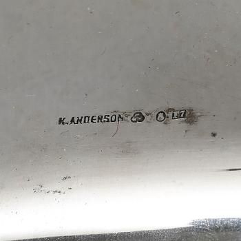 BLÄCKSTÄLL, silver, K. Andersson, Stockholm, 1908.