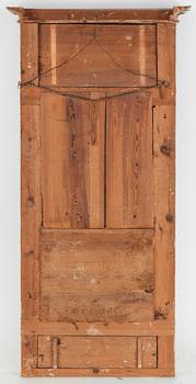 SPEGEL MED KONSOLBORD. Senempire, 1800-talets första hälft.