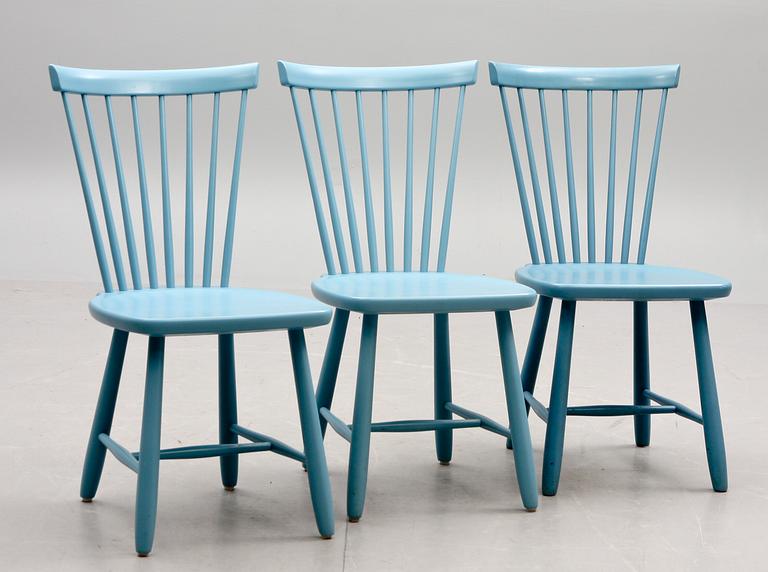 STOLAR, 3 st, design Carl Malmsten "Lilla Åland".