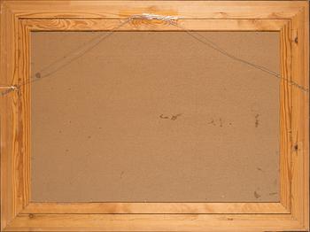 Jan Palmu, öljy levylle, signeerattu ja päivätty 1979.