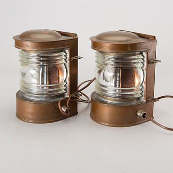 SKEPPSLANTERNOR, 2 st, 1900-talets första hälft.