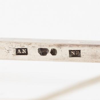 Wiwen Nilsson, brooch, silver and rock crystal, Anders Nilsson, Lund 1939.