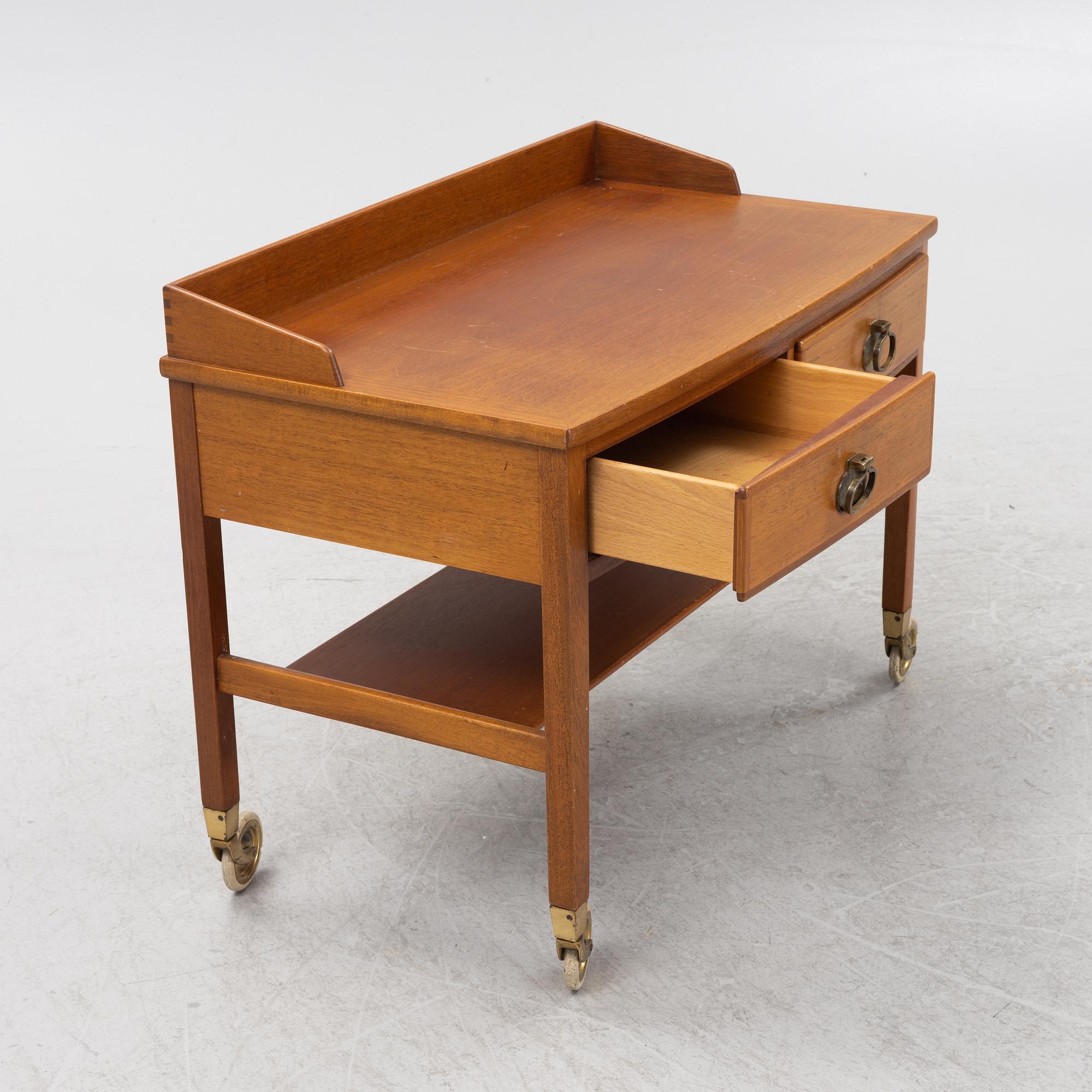 Kerstin Hörlin-Holmquist, serveringsvagn, Triva-serien, Nordiska Kompaniet, 1960-tal.