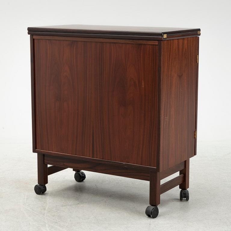 Torbjørn Afdal, a 'Times' rosewood veneered bar cabinet, Bruksbo, Norway, mid 20th century.