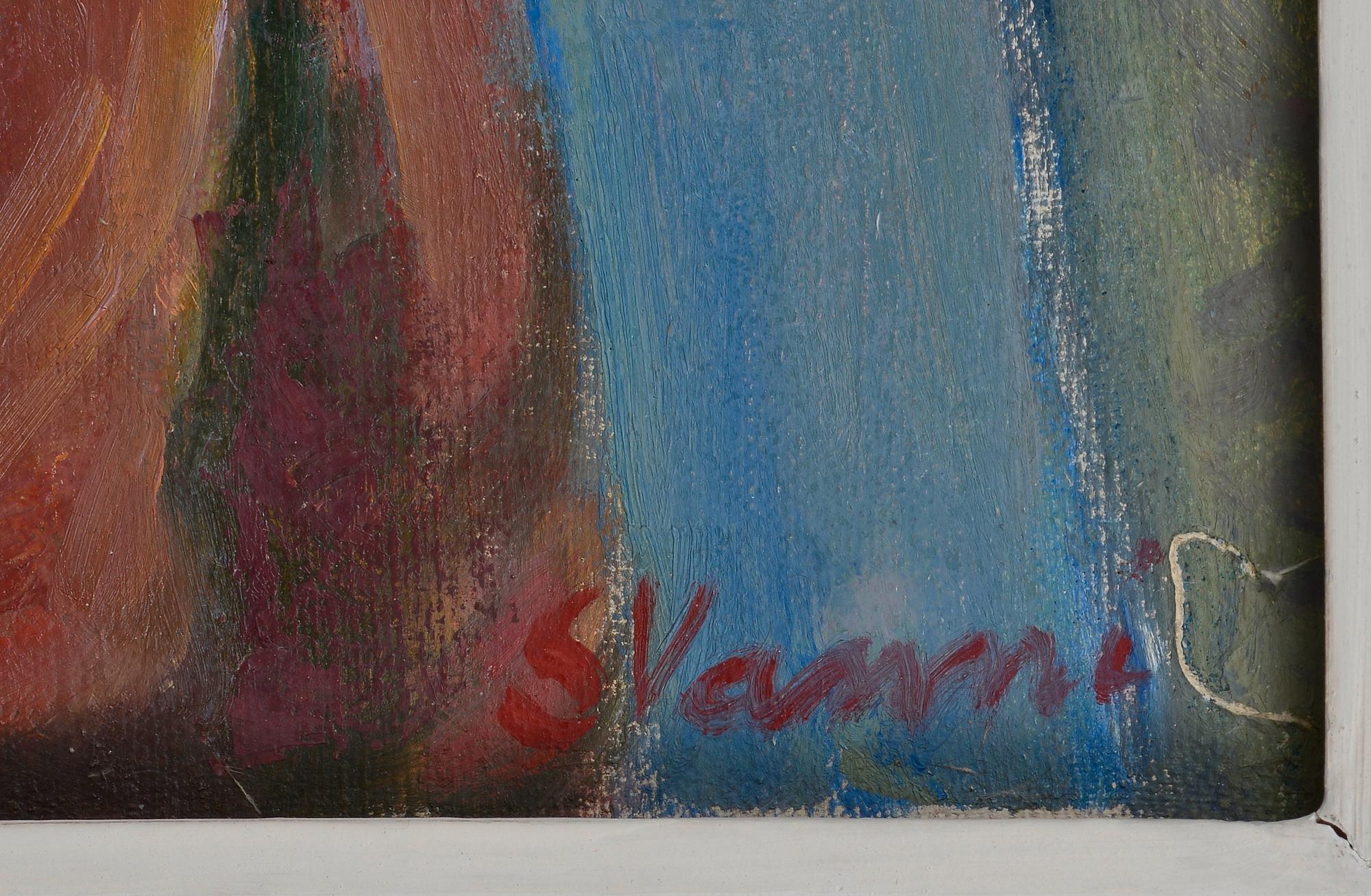 SAM VANNI, olja på duk, signerad.