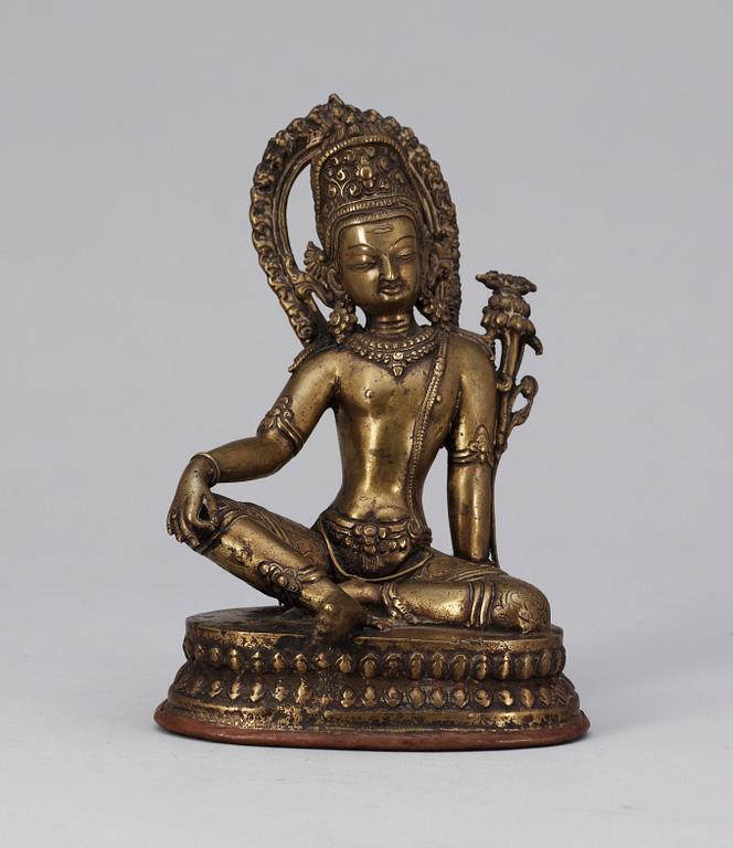 BUDDHA, brons. 1800-tal. Tibet.