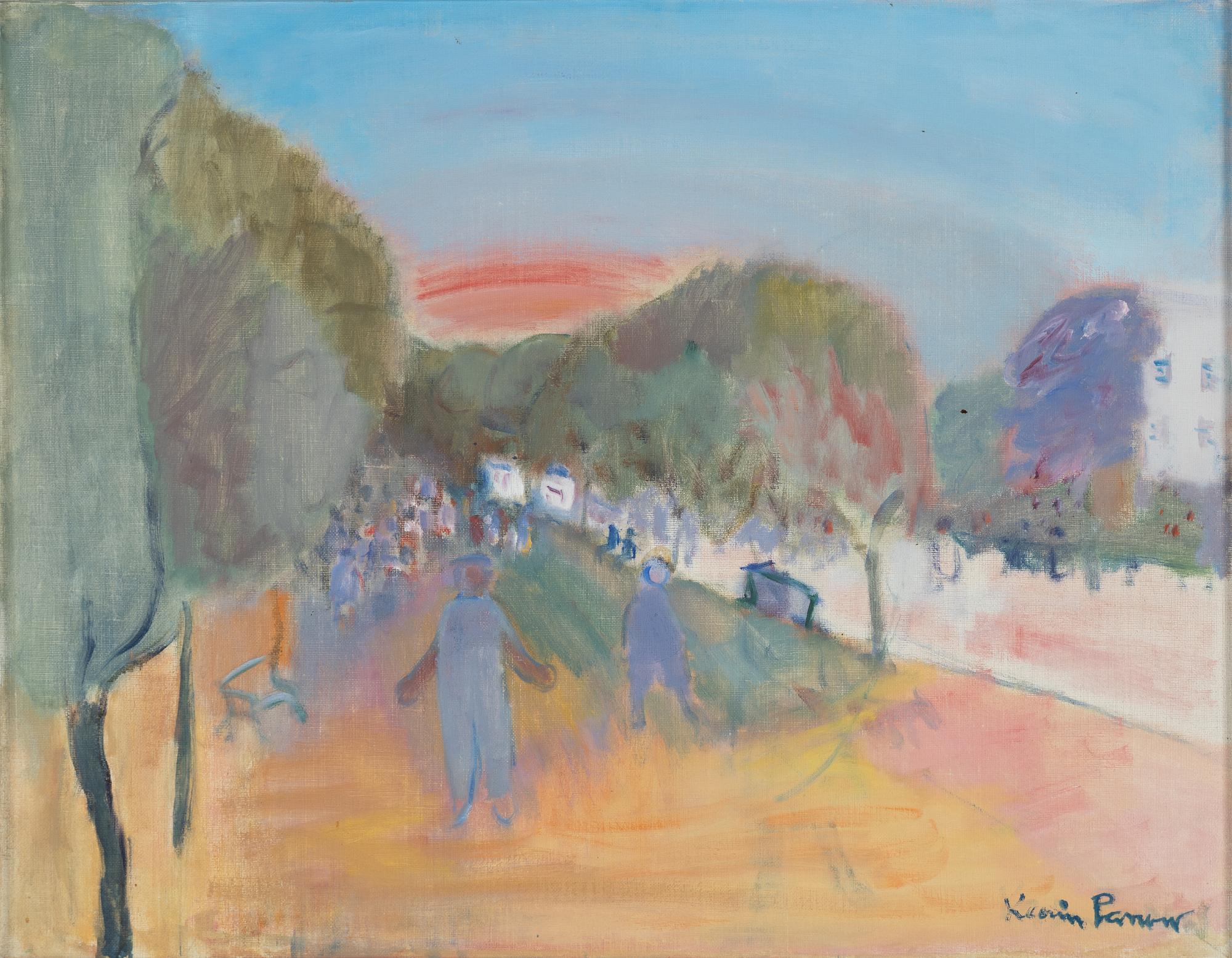 Karin Parrow, oil on canvas, signed.