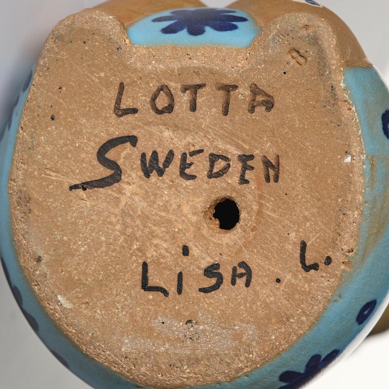 Lisa Larson, figurines, 2 pcs, Gustavsberg.