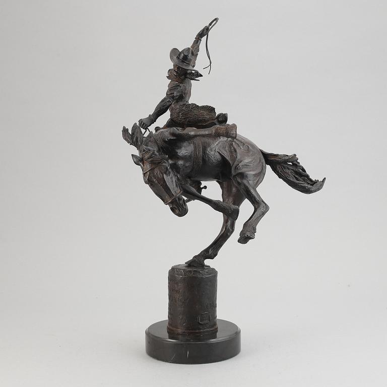 Harry Jackson, after. Sculpture. Signed. Foundry mark. Height 53 cm (including base).